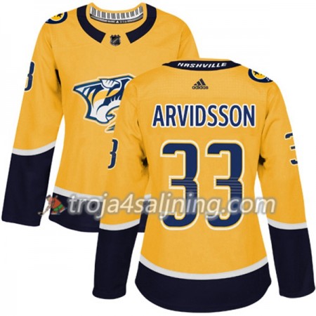 Nashville Predators tröja Viktor Arvidsson 33 Adidas 2017-2018 Guld Authentic - Dame NHL Tröjor Nashville Predators tröja Viktor Arvidsson 33 Adidas 2017-2018 Guld Authentic - Dame NHL Tröjor